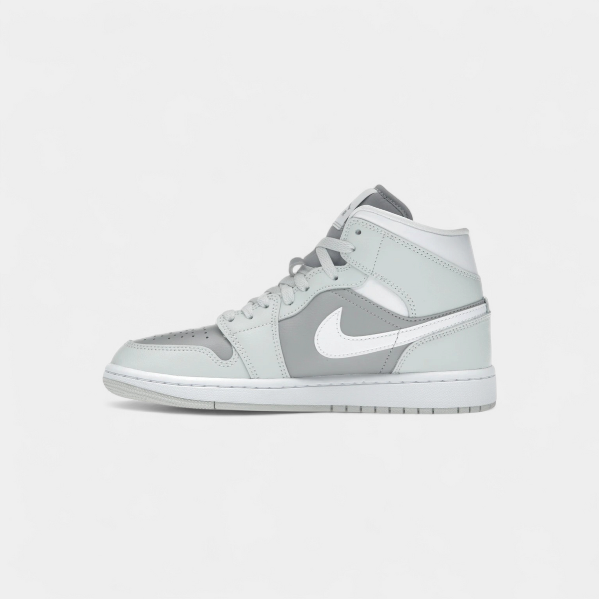 Jordan 1 Mid Photon Dust Atmosphere Grey (Women's)
