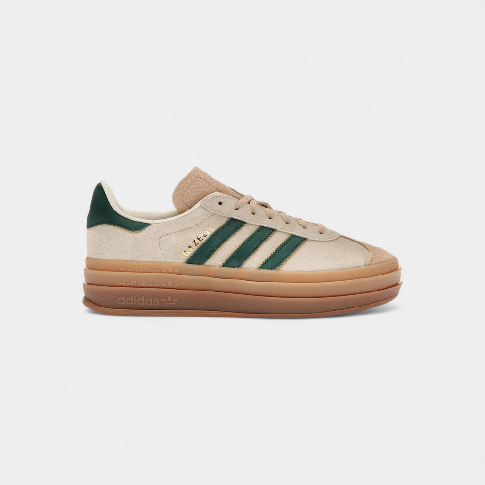 adidas Gazelle Bold Magic Beige Collegiate Green (Women's)