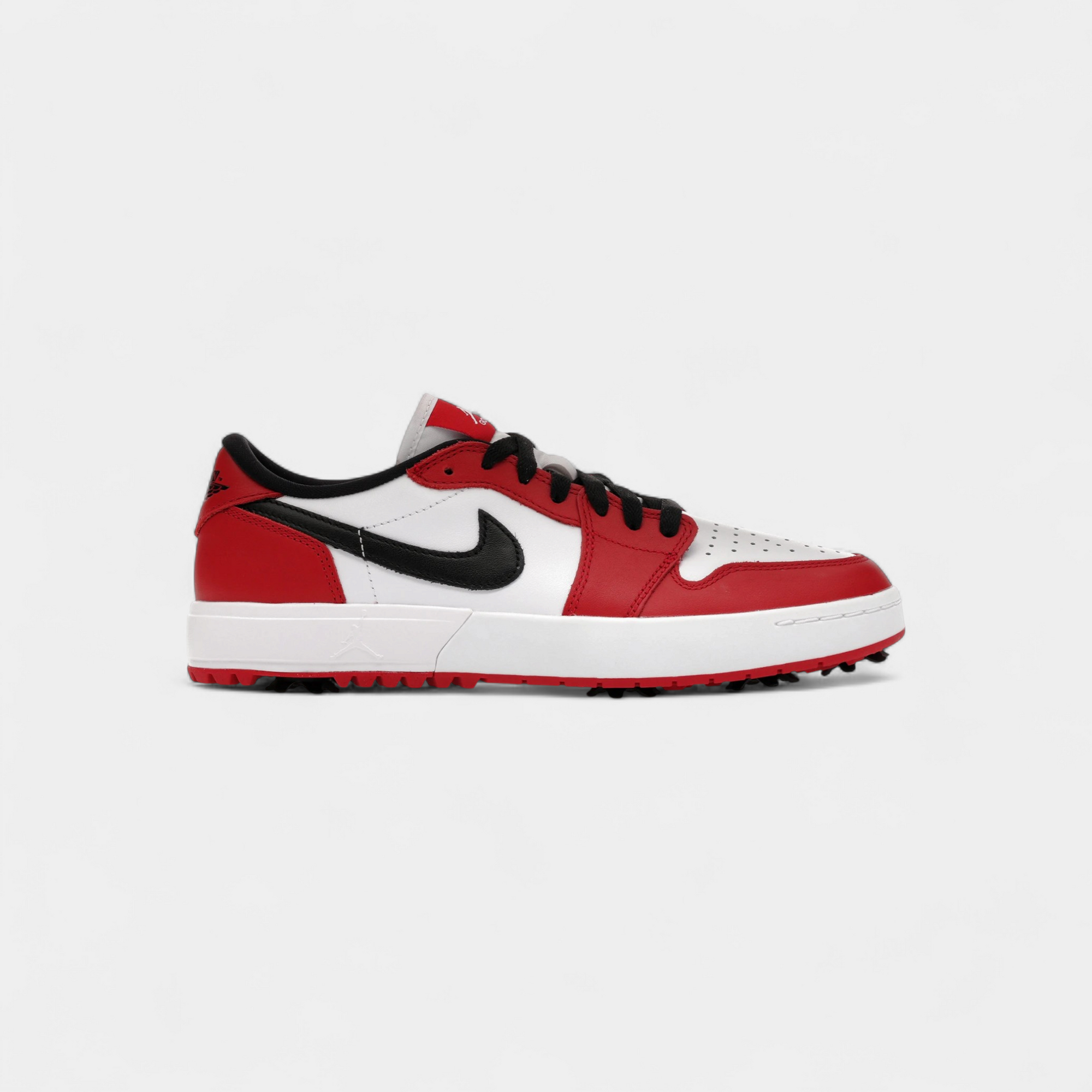 Jordan 1 Low Golf Spiked Varsity Red White Black