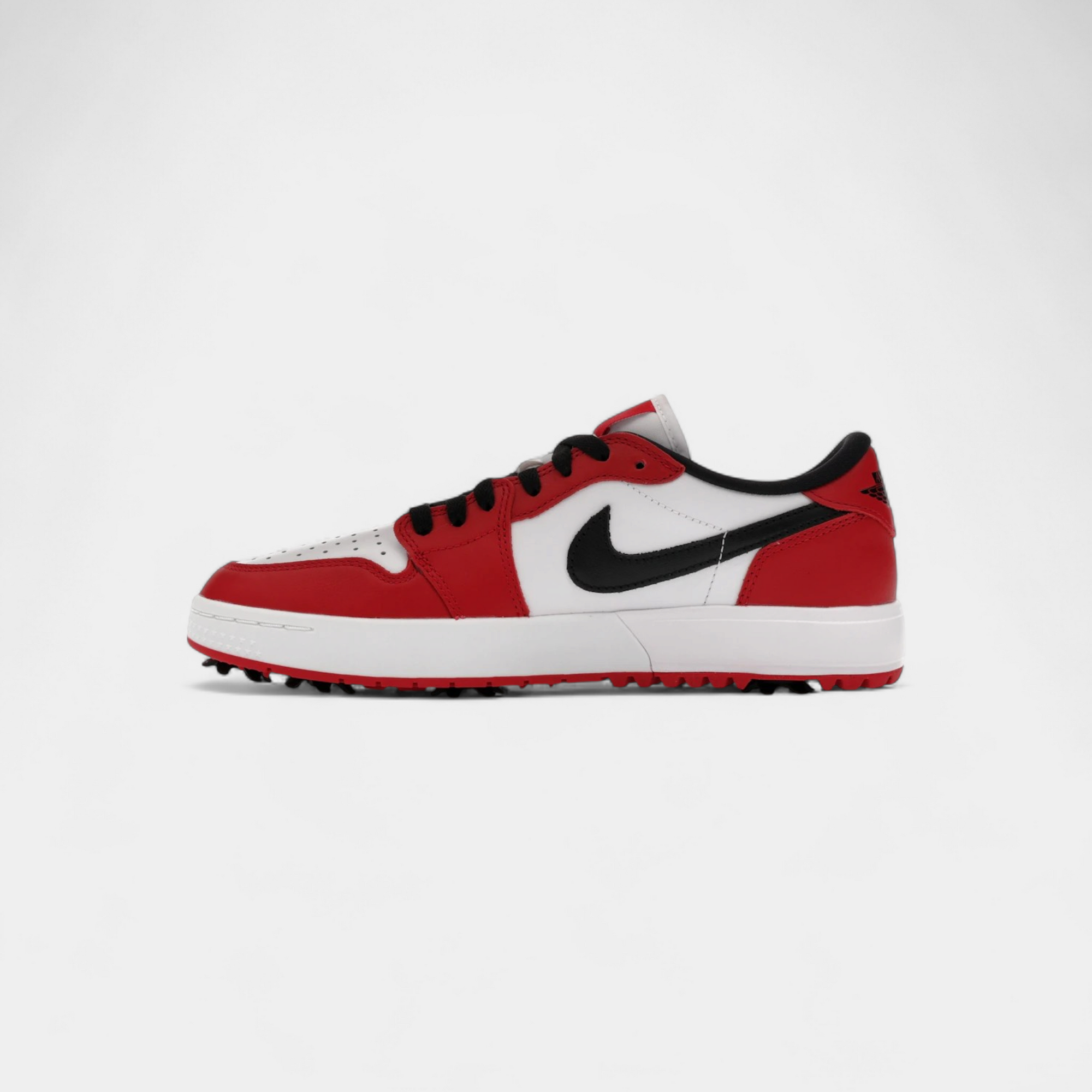 Jordan 1 Low Golf Spiked Varsity Red White Black