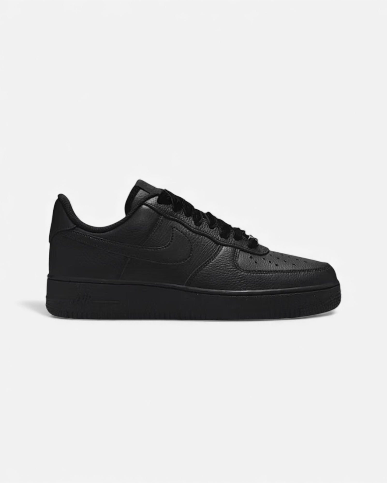 Nike Air Force 1 Low Ribbon Laces Triple Black (Women's)