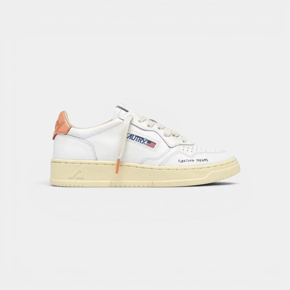 Autry Medalist DL White Peach Pink (Women's)